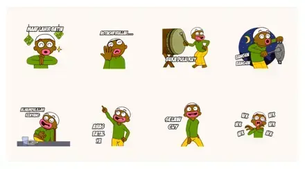 Joget Kekinian: Ramadan Special WhatsApp Sticker GIF