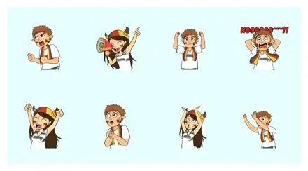 Favorite Team: Germany WhatsApp Sticker PNG