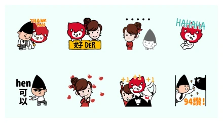 Taishin Bank & ByeByeChuChu WhatsApp Sticker PNG