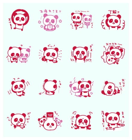 nagano × Ajipanda WhatsApp Sticker PNG
