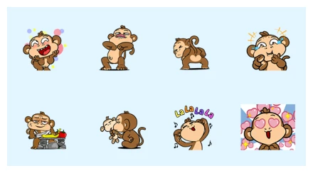 What The Monkey WhatsApp Sticker PNG