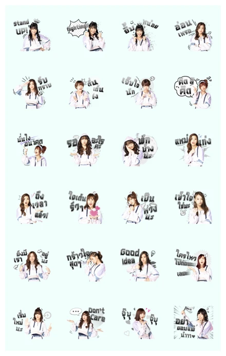 BNK48: Beginner WhatsApp Sticker PNG