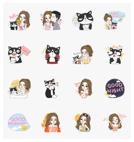 J'Beaut & Jodd: Songkran Splash Out WhatsApp Sticker PNG