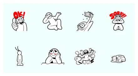 Komik Ga Jelas! WhatsApp Sticker PNG