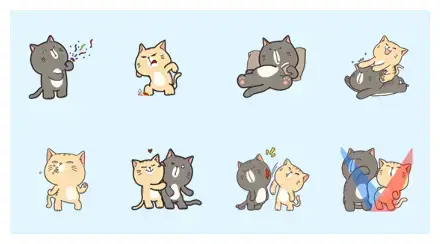 Boogy Tamy: Partial Emotion WhatsApp Sticker PNG