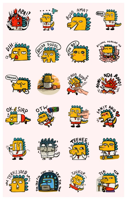 NONO NDA BODO WhatsApp Sticker PNG