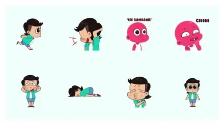 Om Perlente WhatsApp Sticker PNG
