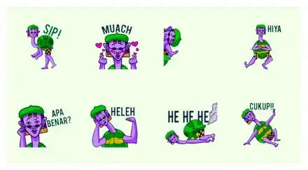 MANGKUR the Mamang Kura WhatsApp Sticker PNG
