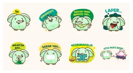 Berbagi Bersama Meyo WhatsApp Sticker GIF