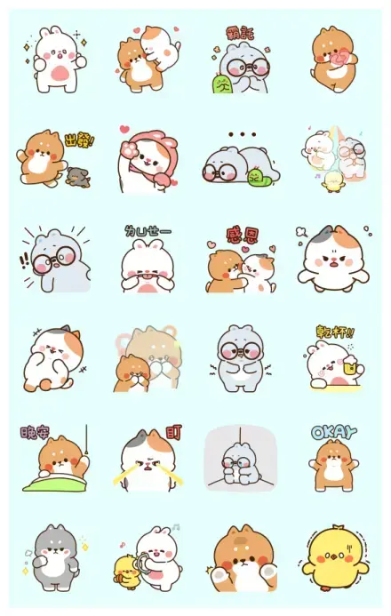 Tonton Friends: Pop-Ups WhatsApp Sticker GIF-17961
