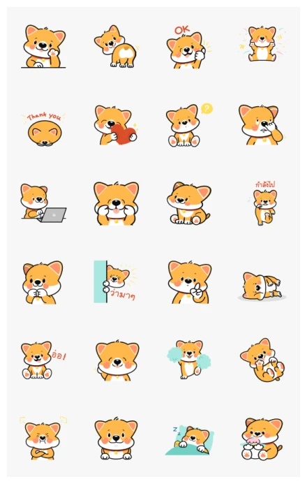 Chubby Bobby: DukDik WhatsApp Sticker PNG