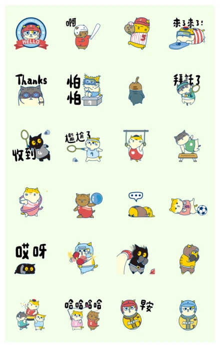 Fumeancats-Bu shian dong! WhatsApp Sticker PNG