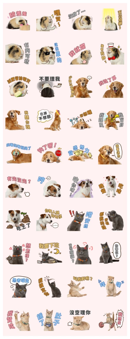 Pet's Murmur Time WhatsApp Sticker PNG