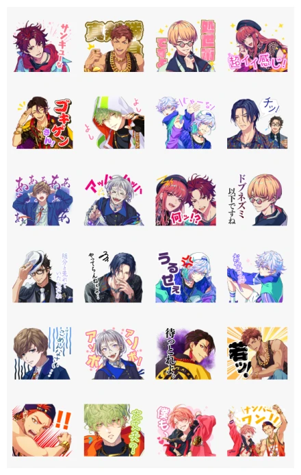 Paradox Live Voice Stickers WhatsApp Sticker PNG
