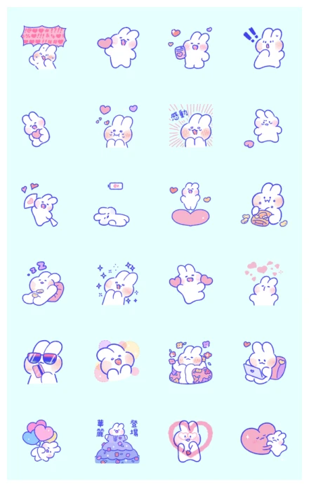 Lovely mongmong WhatsApp Sticker PNG