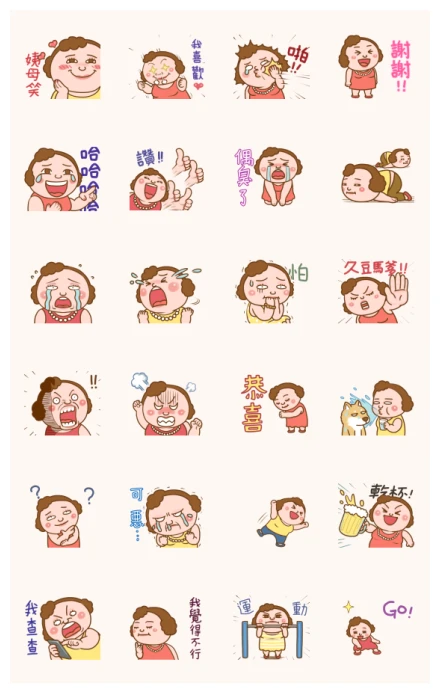 Mother Overreacted Animated Stickers WhatsApp Sticker PNG