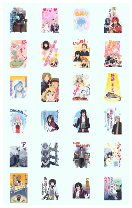 TenSura Big Stickers WhatsApp Sticker PNG