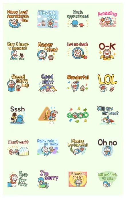Animated Doraemon Keigo Stickers WhatsApp Sticker GIF-23698