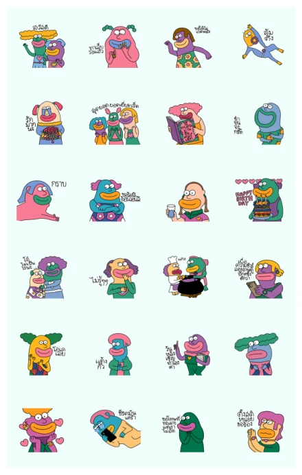 Vivid Vivid World WhatsApp Sticker PNG