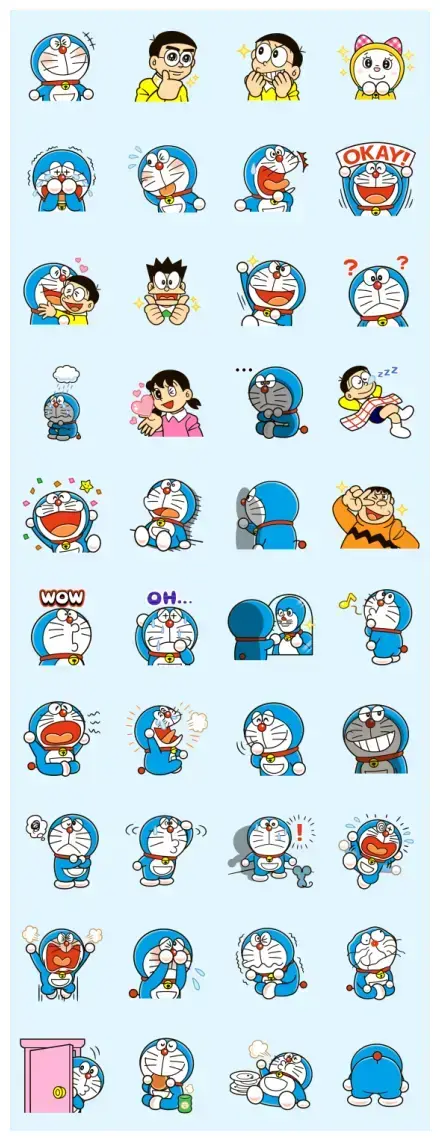 Sticker Day: Doraemon WhatsApp Sticker PNG