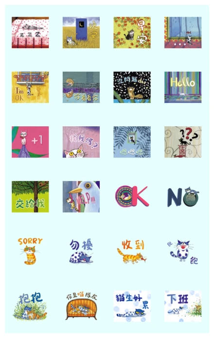 Jimmy's Cats: Animated WhatsApp Sticker PNG