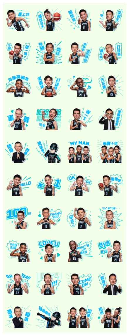 Handsome Every Day with the Braves WhatsApp Sticker PNG
