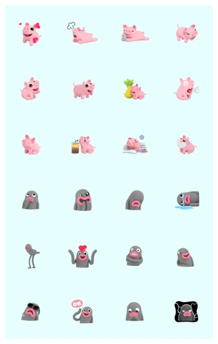 Lars & Rosa Debut WhatsApp Sticker PNG