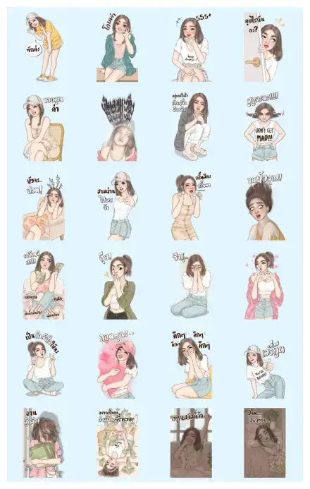 Rose Big Stickers: Daily Life Words WhatsApp Sticker GIF-26662