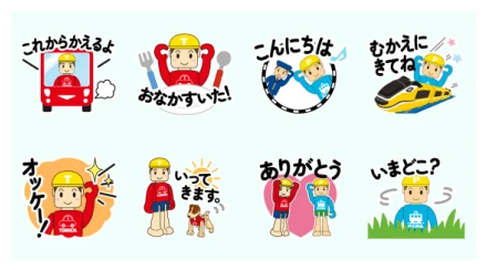 T-kun & Tecchan daily stickers WhatsApp Sticker PNG