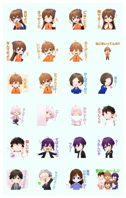 Toi-san Voiced Stickers WhatsApp Sticker PNG