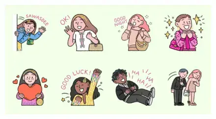 VALENTINO THAILAND EXCLUSIVE STICKERS WhatsApp Sticker GIF