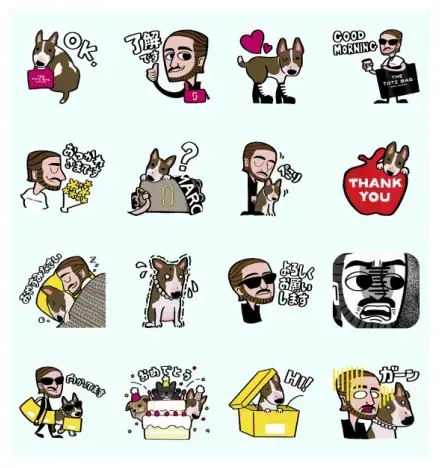 MARC JACOBS 40TH ANNIVERSARY STICKERS WhatsApp Sticker GIF