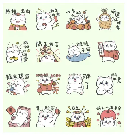 Brand Commerce × Swag Cat WhatsApp Sticker GIF