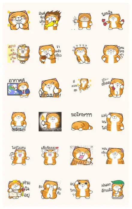 Lan Lan Cat: Naugthy Lover WhatsApp Sticker GIF-30790