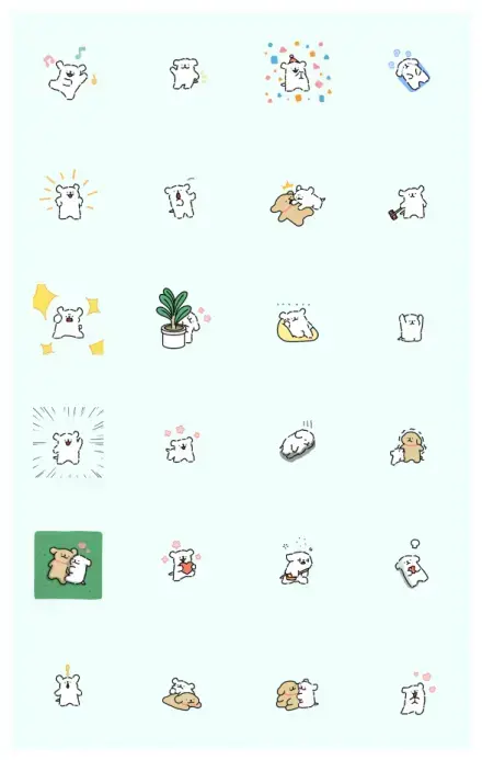 Maltese puppy life WhatsApp Sticker GIF-30890