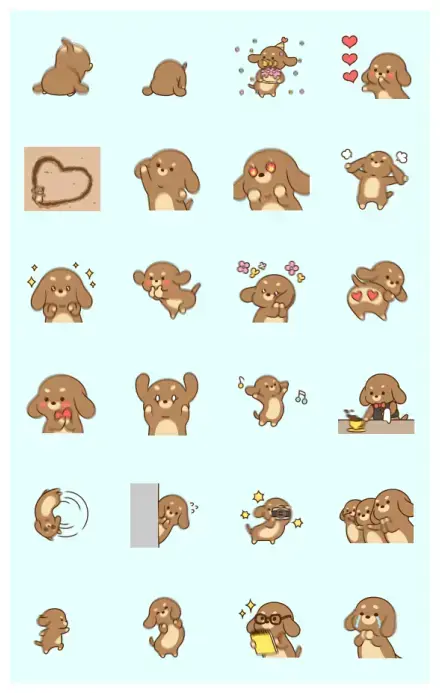 Swiftly Quick Hurrybow & Busywow WhatsApp Sticker GIF-30905