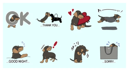 THOM BROWNE Exclusive Hector sticker WhatsApp Sticker PNG