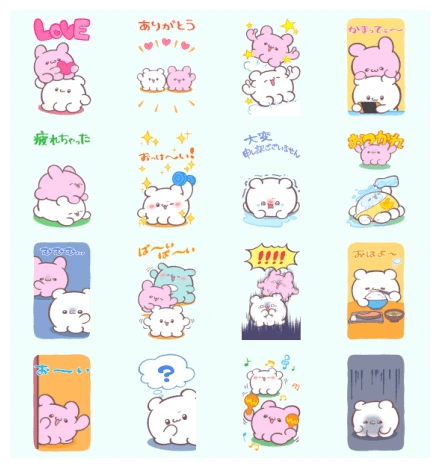 chocoZAP×Loveez WhatsApp Sticker PNG
