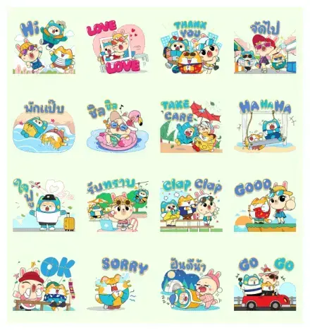 CardX Gang: Dream Journeys WhatsApp Sticker GIF