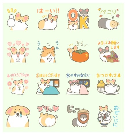 1corgi × LINE Doctor WhatsApp Sticker PNG