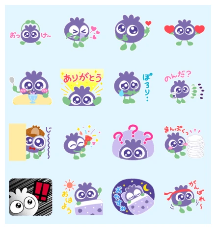BURUBURU-KUN Stickers 1 WhatsApp Sticker PNG