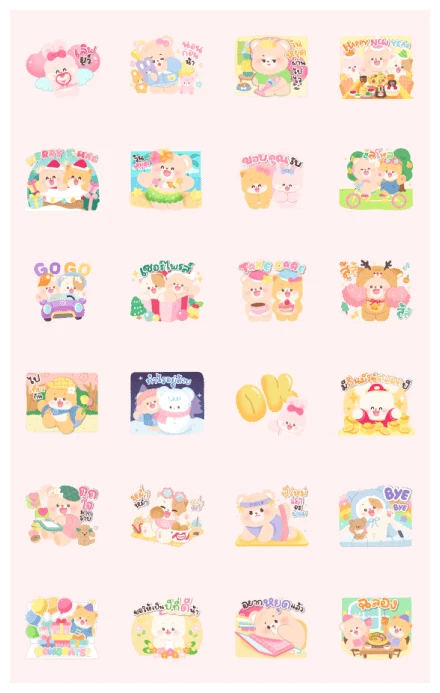 JRP GANG × X'MAS & NEW YEAR WhatsApp Sticker PNG