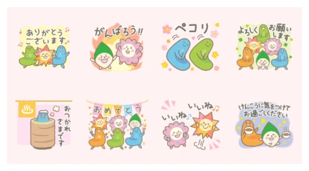 cosmohealth characters WhatsApp Sticker PNG