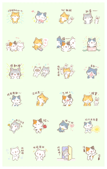 Min Min Cat - The Cats Like You WhatsApp Sticker PNG