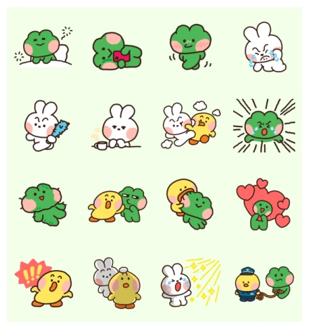 minini's day with full of emotions WhatsApp Sticker PNG