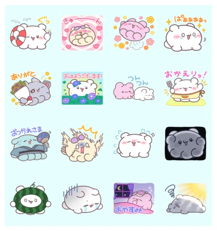 loveeez × LINE NEWS WhatsApp Sticker PNG