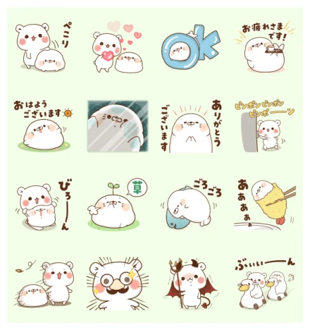 Stinging tongue seal & Vulgar × LINE NEWS WhatsApp Sticker PNG