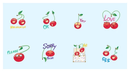 Louis Vuitton × Murakami: Chapter Three WhatsApp Sticker PNG