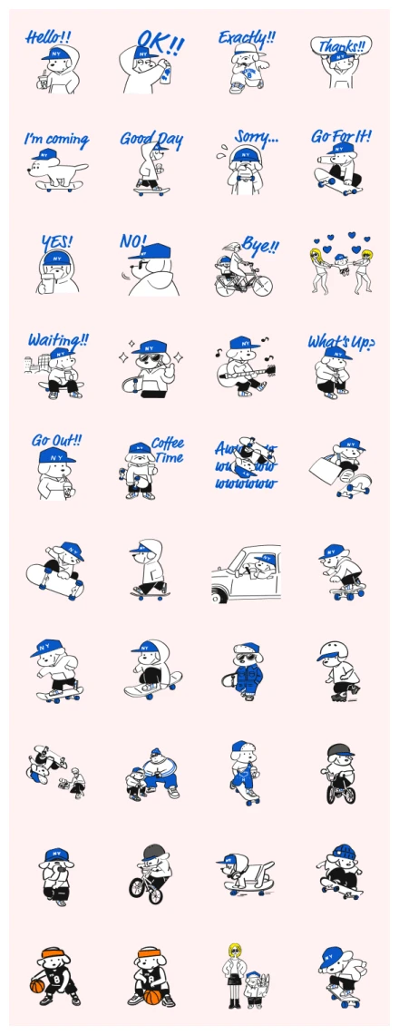 Skater JOHN1 WhatsApp Sticker PNG