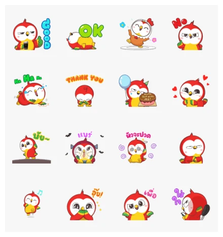Baby Zonzon Smiles Overload WhatsApp Sticker PNG